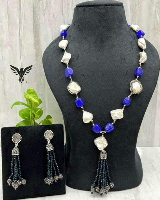 Vaishali Mala From Jaipur House In Blue