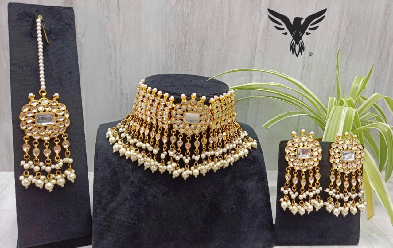 Waterfall Bridal Necklace Set For Women