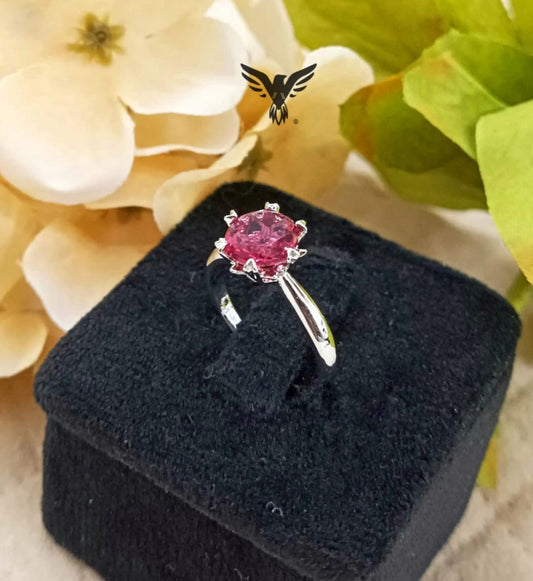 Purva Ruby Diamond Ring For Women