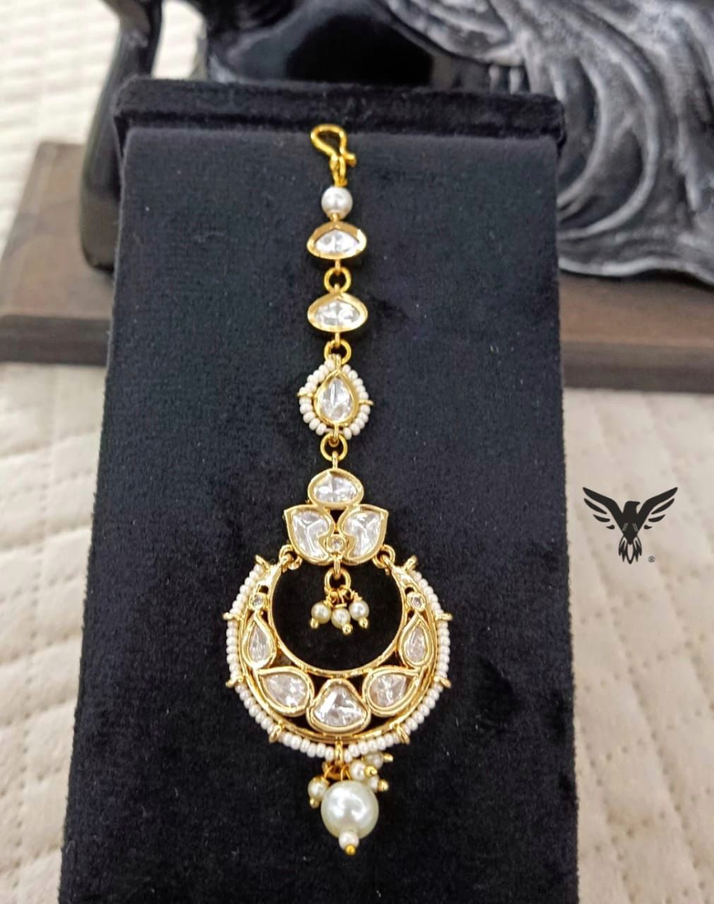 Chand Kundan Tika For Women