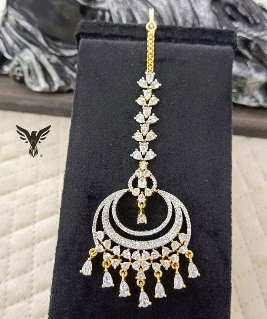 Chand Diamond Tika In Cz Drops For Women