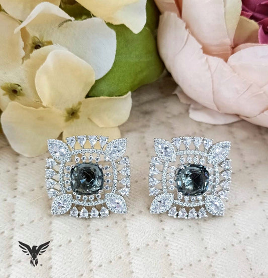 Alankrita Diamond Earings In Black For Women