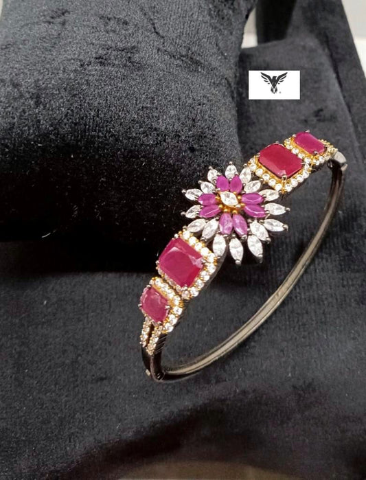 Madhumita Ruby Diamond Bracelet For Women