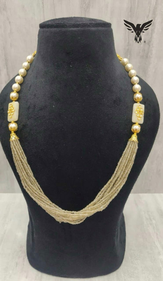 Mivi Multi Layered Jaipuri Mala Necklace