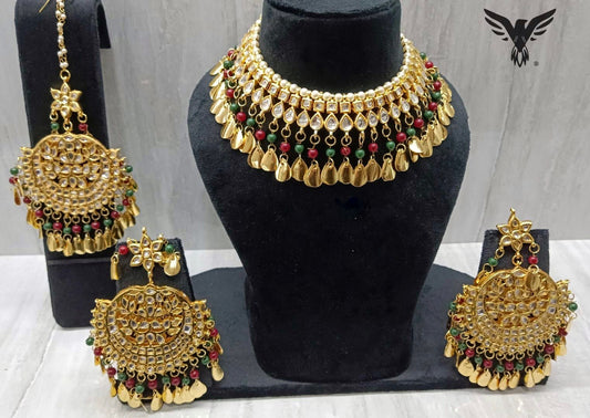 Manpreet Punjabi Kundan Jewellery Set For Women