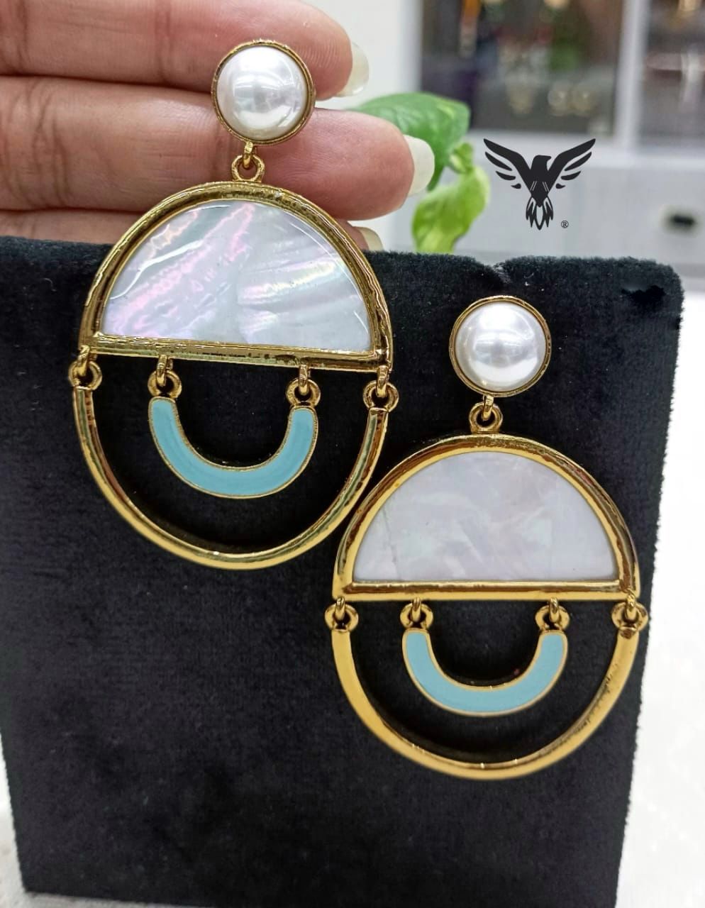 Nima Gold Plated Earings For Women