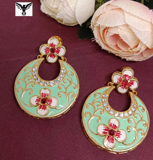 Diksha Beautiful Meenakari Earings For Women