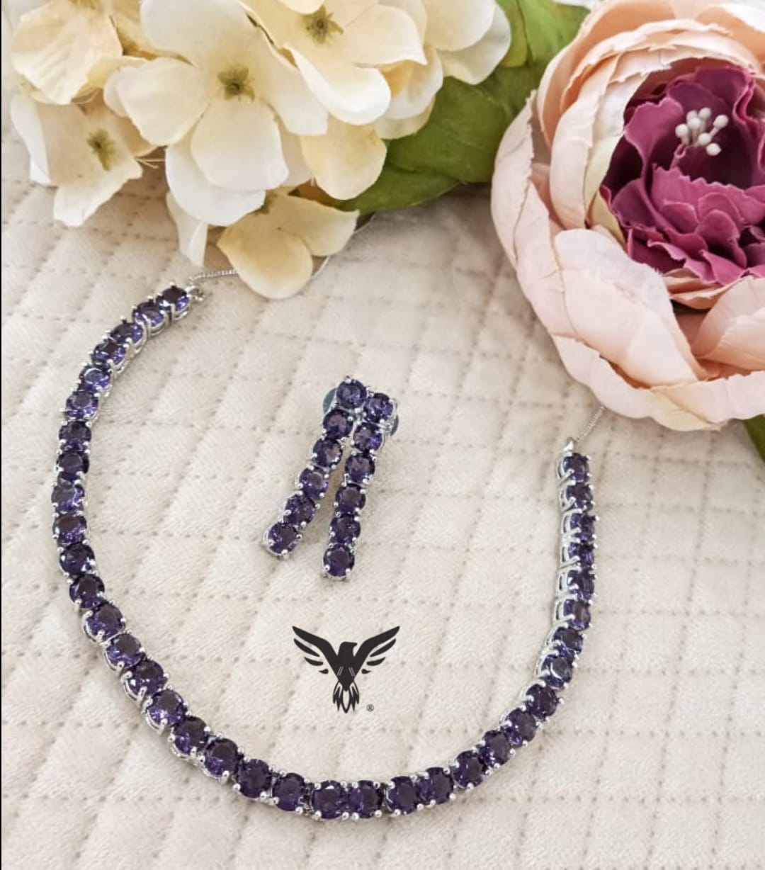 shaina sleek necklace In Amethyst For Women