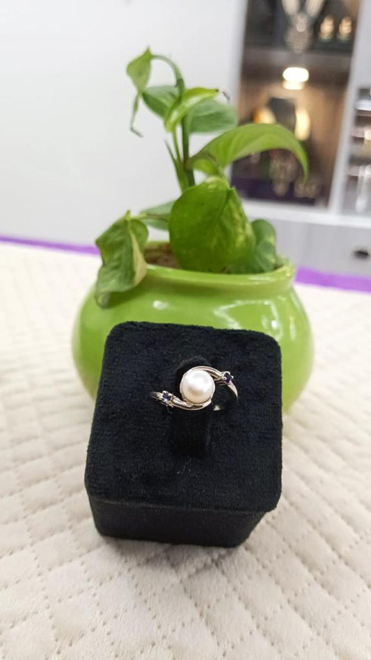 Aatish Stone ring In Pearl For Women