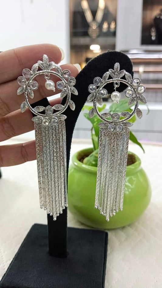 Riddhi Silver Plated Trendy Earings For Women