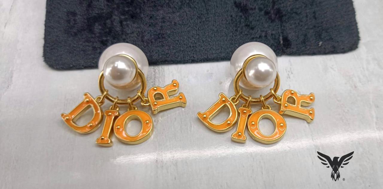 Dior Inspired Eaings In Pearl For Women