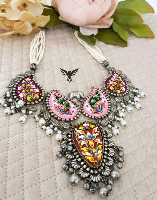 Gia handpainted necklace For Women