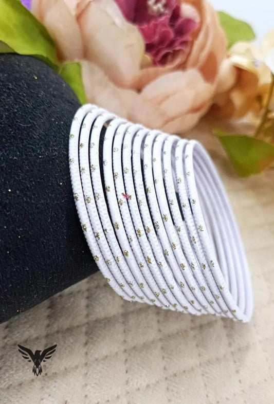 Triya white bangles For Women