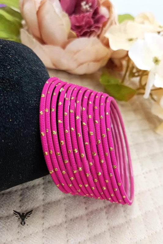 Triya Pink bangles For Women