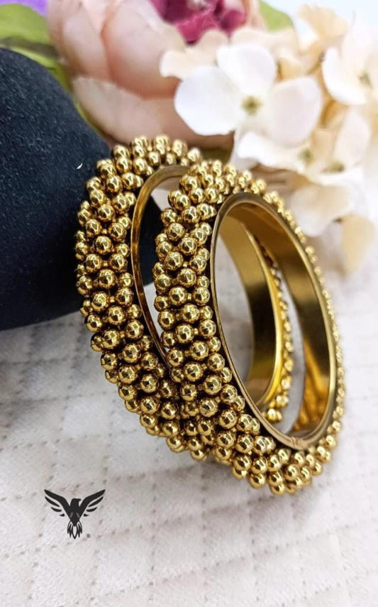 Firah golden bangles For Women