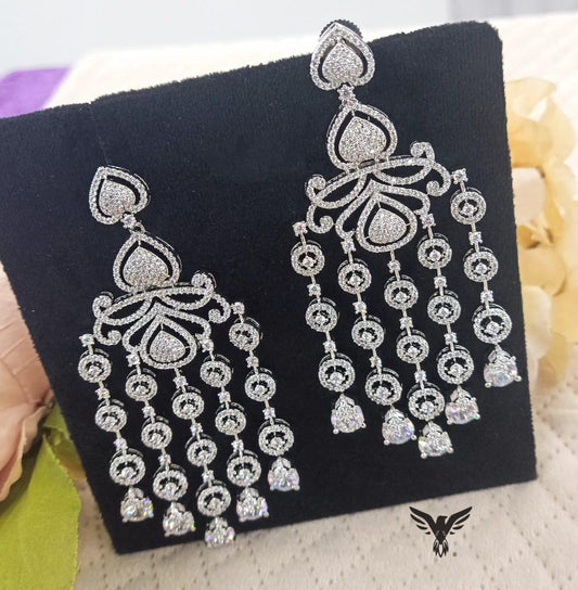 Wishi Diamond White Earings For Women