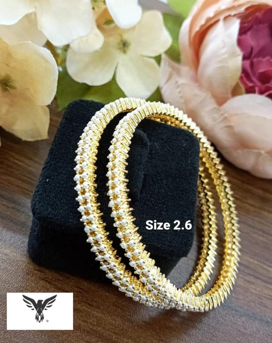 Ashwini bangles in pearl for women