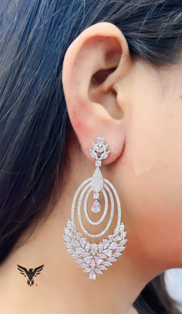 Rashi Dangle Diamond Earings For Women