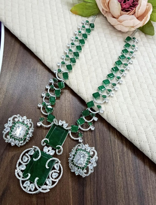 Neeta Ambani Emerald diamond  Necklace For women