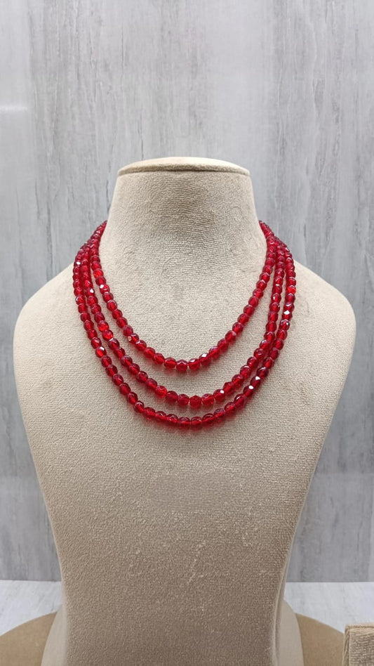 Teenlada red coloured mala from  for girls and women (Copy)