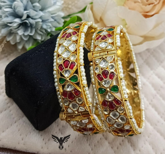 Paachi multicolour Bangles For Women