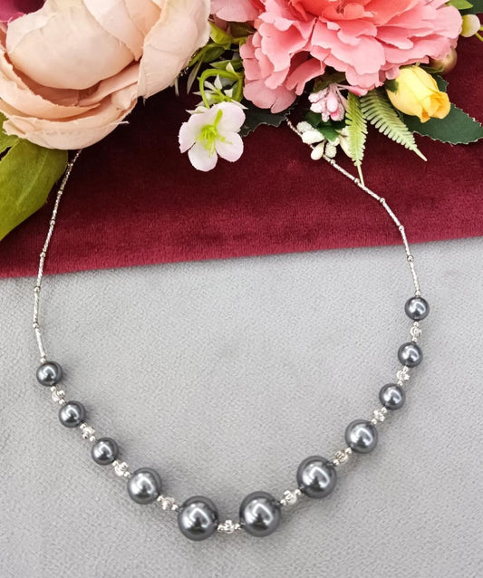 Precious Baroque in Grey necklace For Women