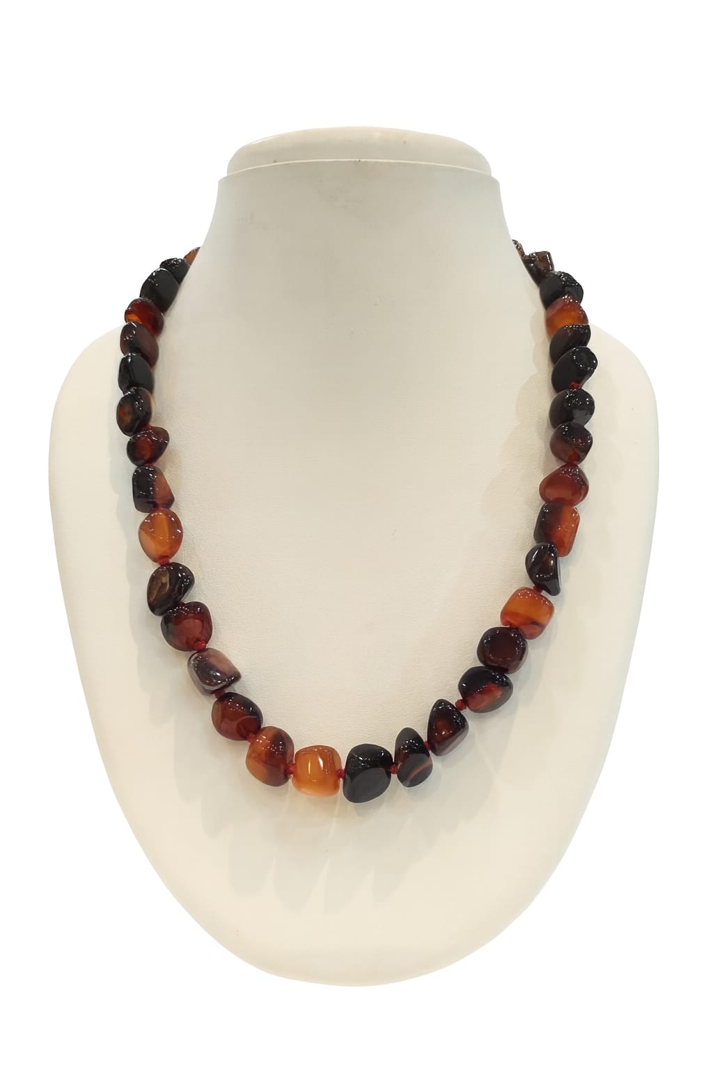 SINGLE LAYER BROWN COLOUR ONYX LAYER MALA