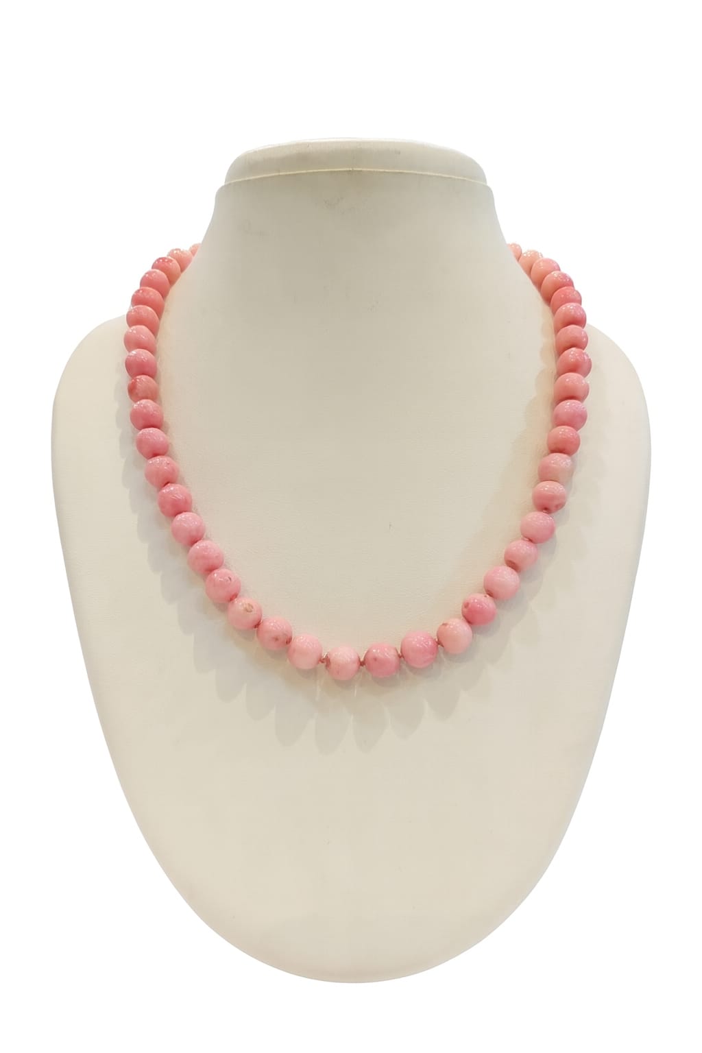 PEACH COLOUR CORALS BEADS MALA FOR WOMAN