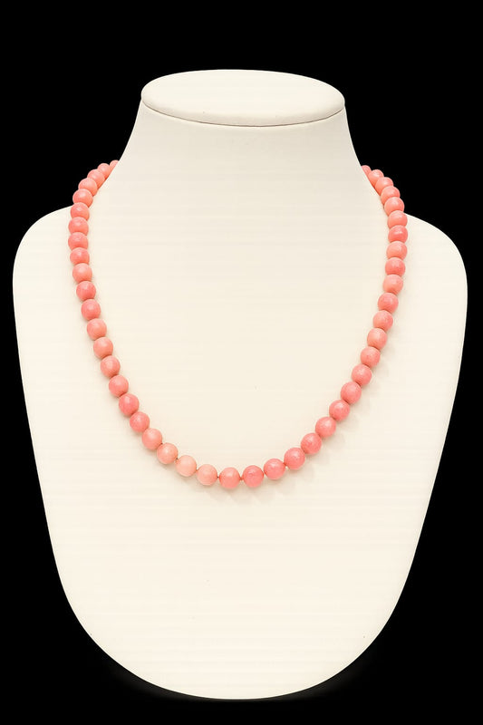 SINGLE CORALS BEADS LAYER MALA FOR WOMEN