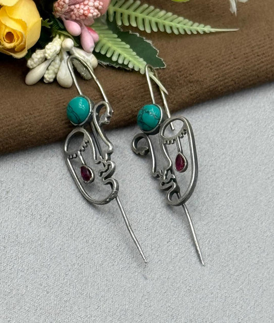 SILVER LOOK LIKE EARRING FOR WOMEN