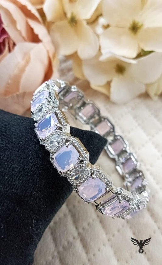 SWAROSKI  SILVER POLISH  BRACELET FOR WOMEN