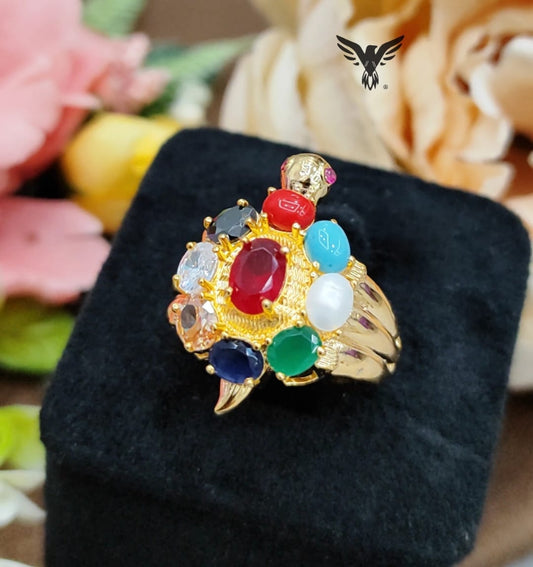 MULTI COLOUR BEAUTIFUL CZ STONE RING