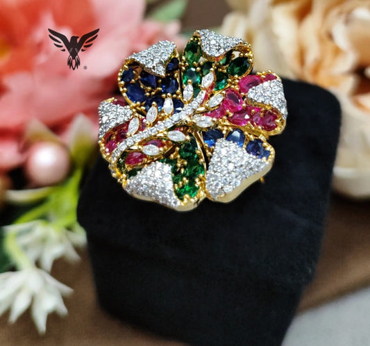 MULTI COLOUR  BEAUTIFUL WITH SILVER POLISH FOR WOMEN