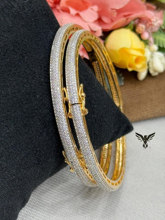 SLEEK GOLD POLISH BANGLES FOR WOMEN
