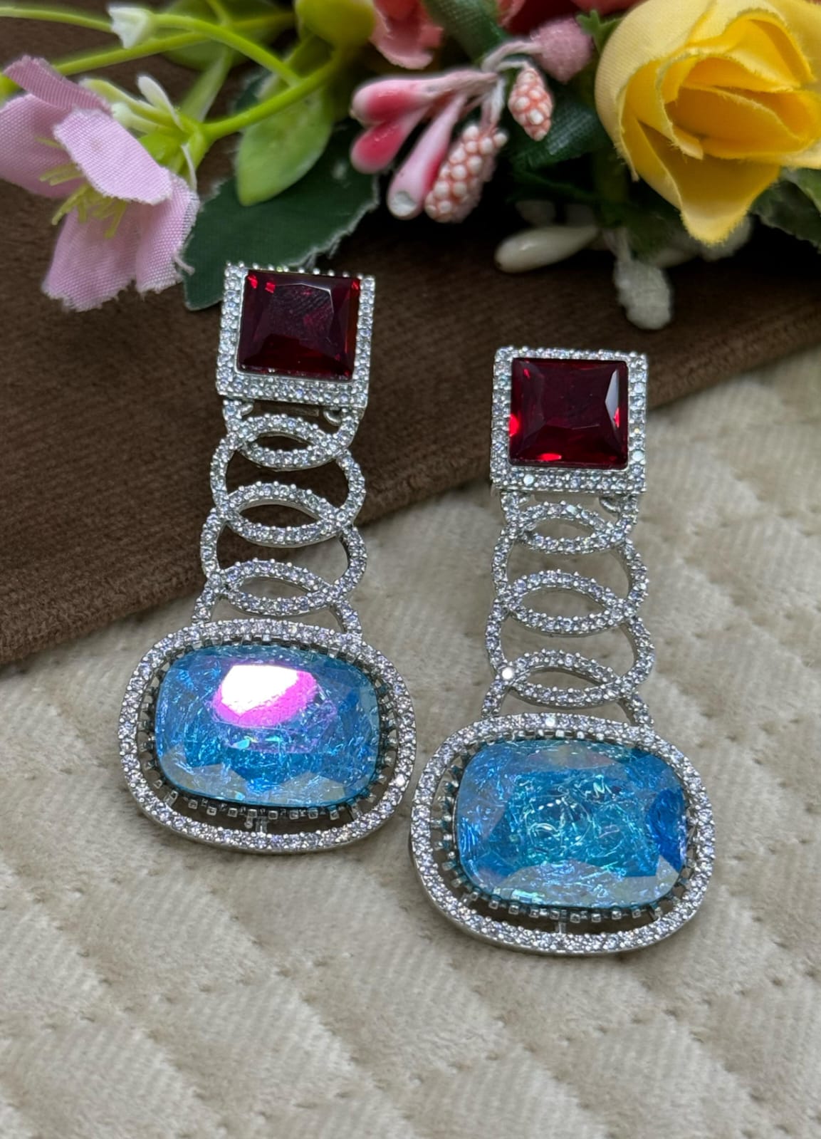 Designer Swarovski Crystal Earrings for Women