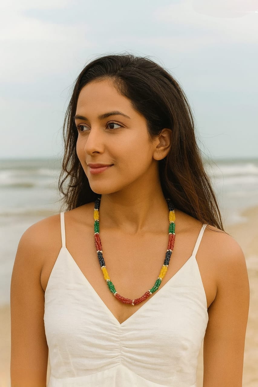 Ethnic Handcrafted Multi-Color Beads Mala For Women