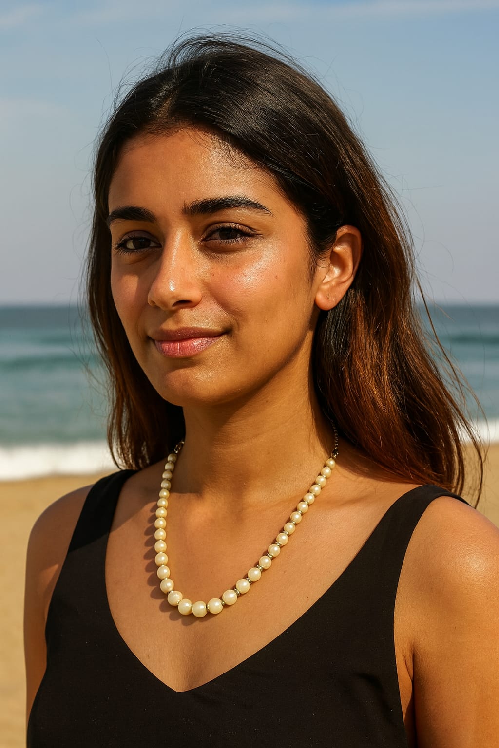 Classic Elegant Gold Pearl Bead Mala FOR WOMEN AND GIRL