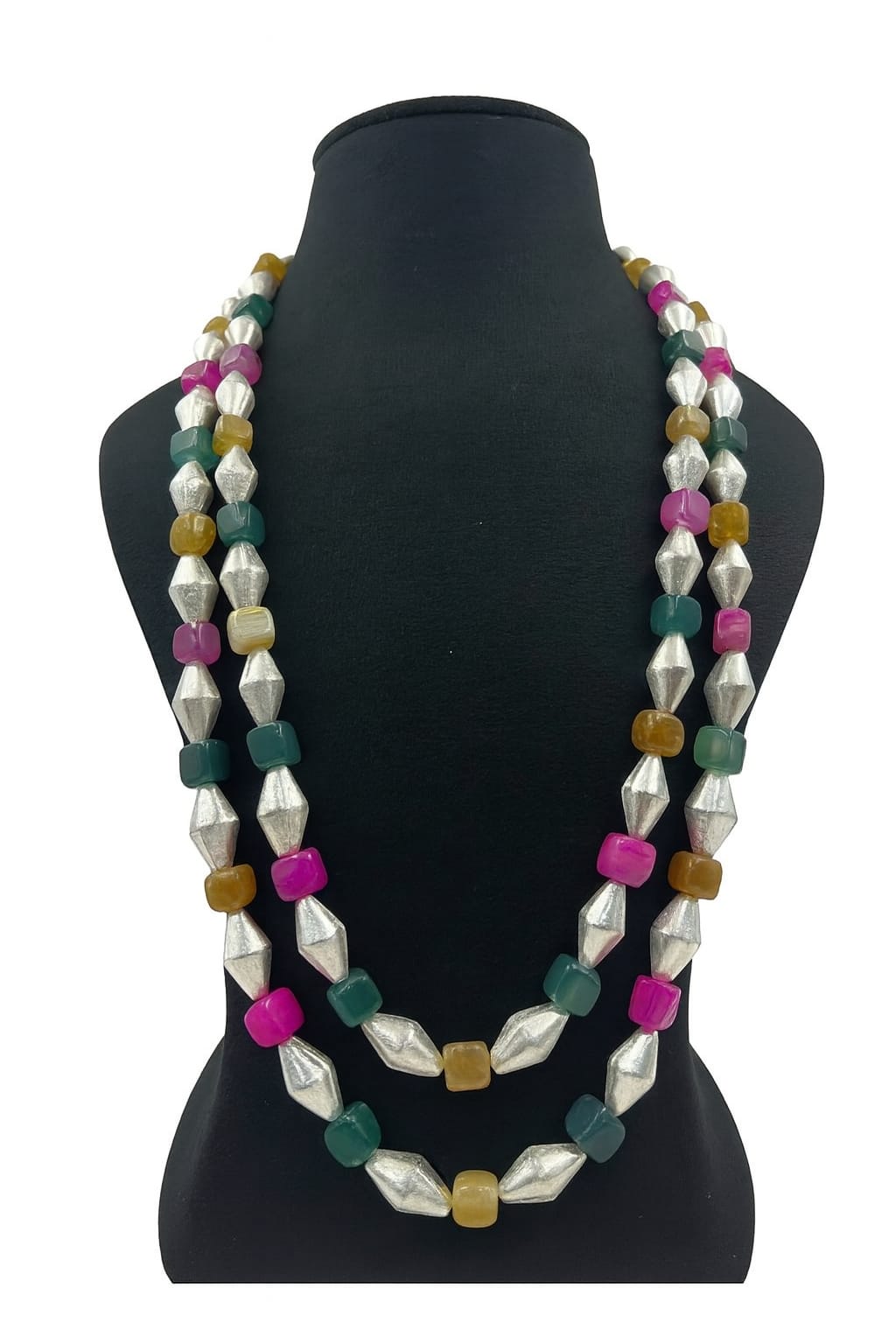 Elegant Multi colour with two Layer Mala  For Women and Girl