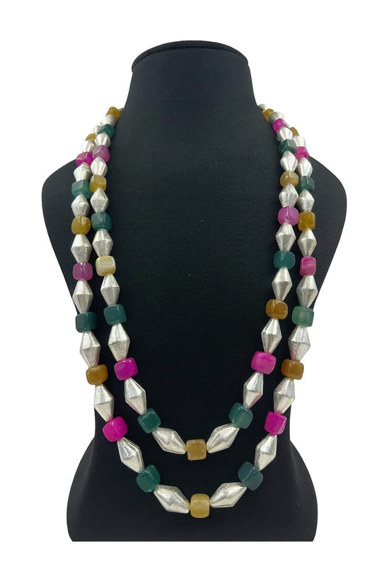 Elegant Multi colour with two Layer Mala  For Women and Girl