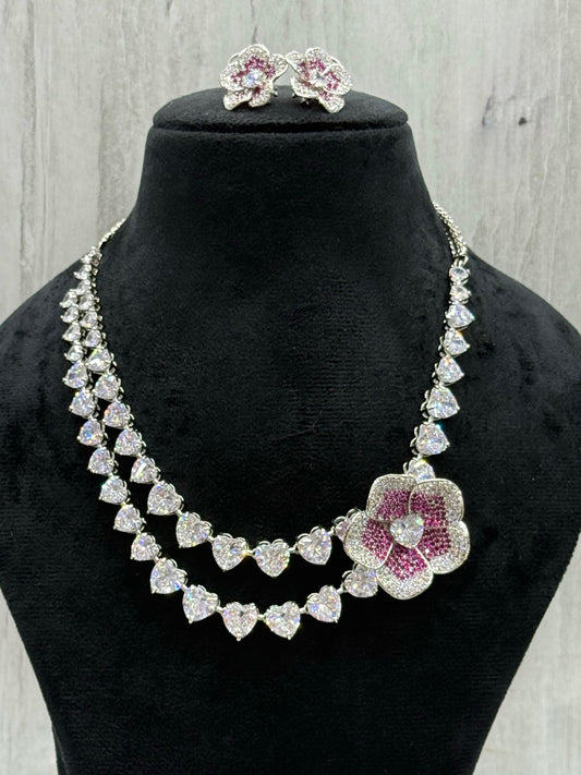 NEETA AMBANI SWAROSKI NECKLACE IN RUBY FOR WOMEN