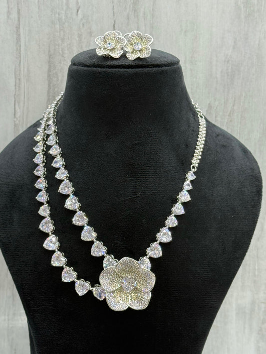 NEETA AMBANI SWAROSKI NECKLACE IN CHAMPAGNE FOR WOMEN