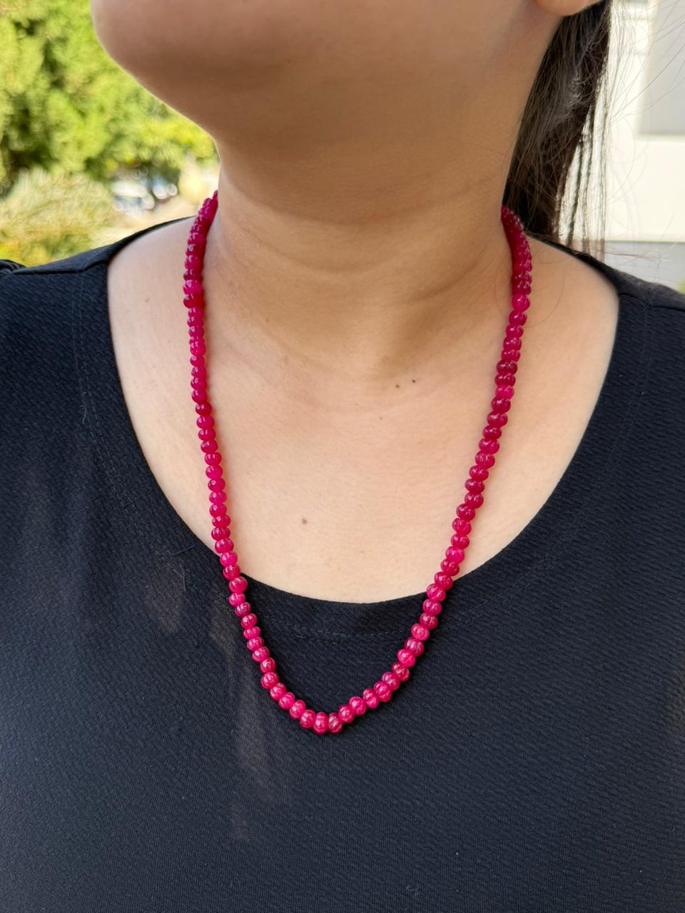 red watermelon one layar mala for woman