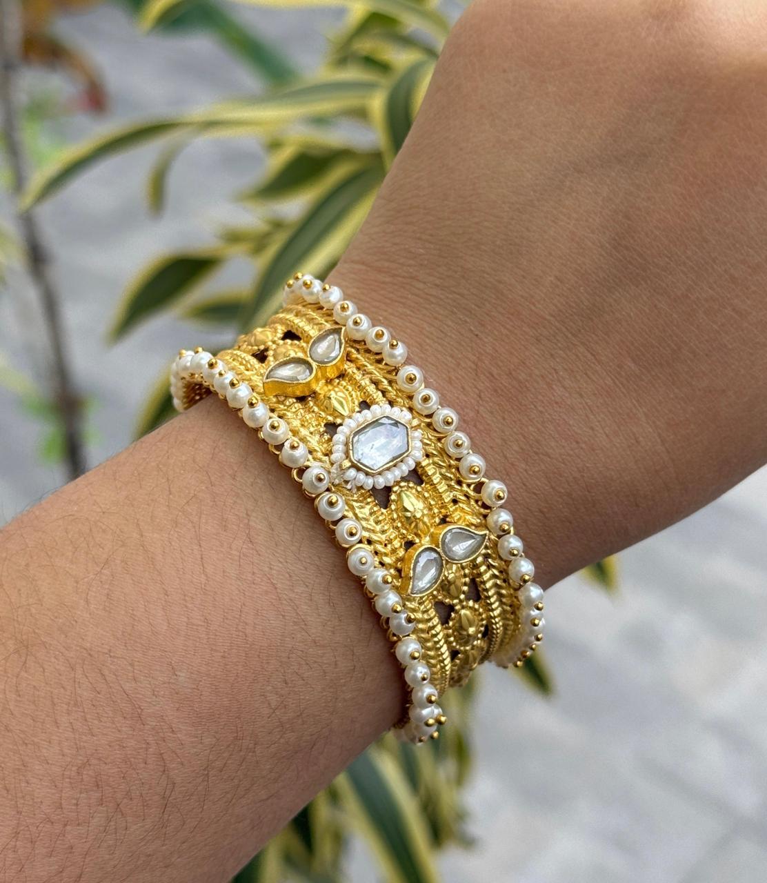 Handmade Kundan Bracelet