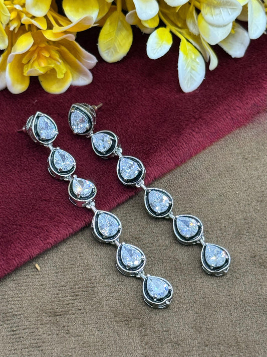 Alia Bhatt Inspired Cz Earrings