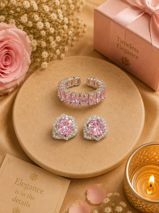 Band With Studs Combos For Women And Ring