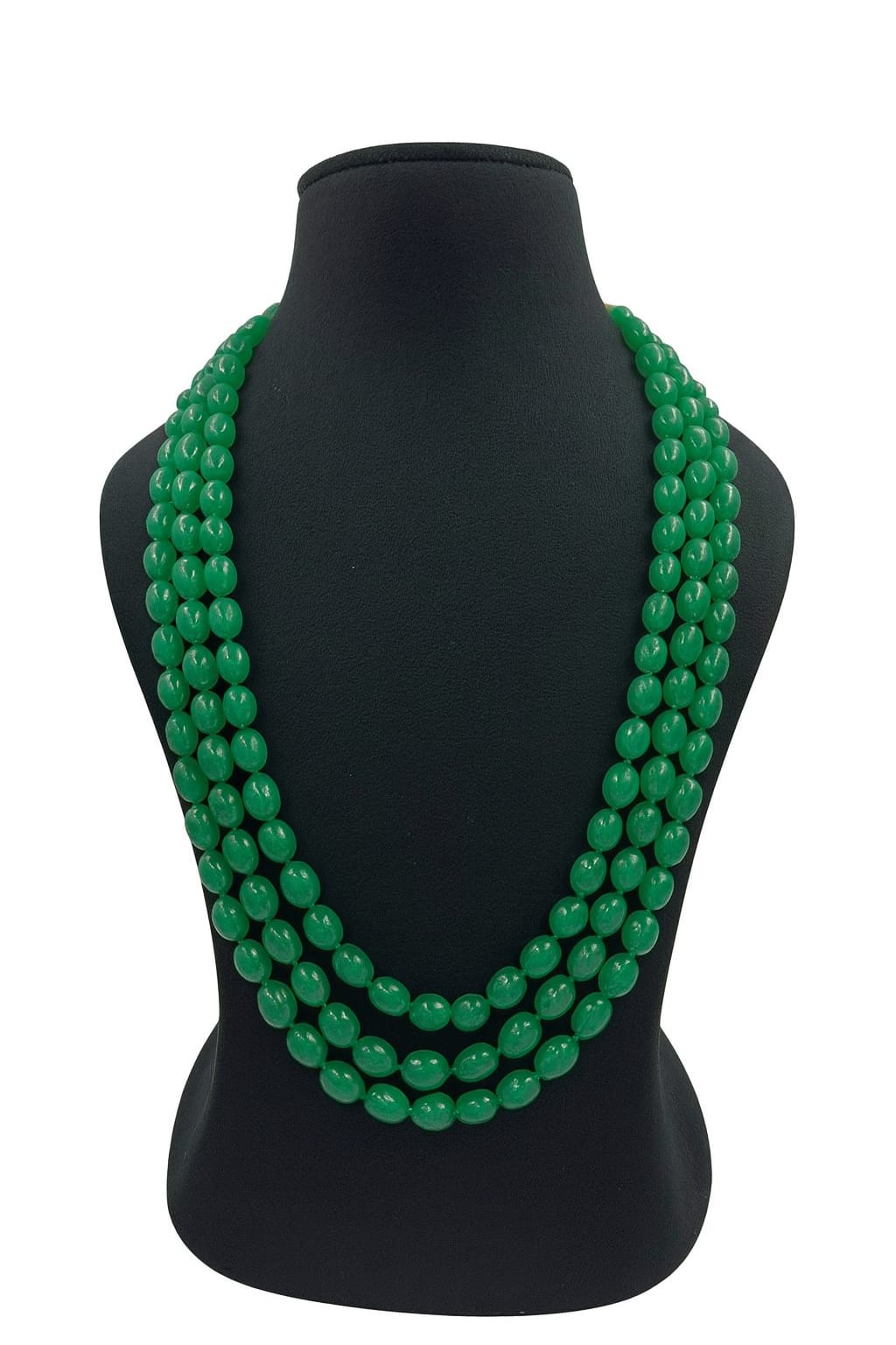 Unique Green Beaded Mala With Designer Multi-Layer For Women