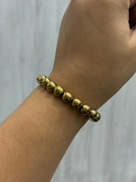 Pyrite Golden Bracelet