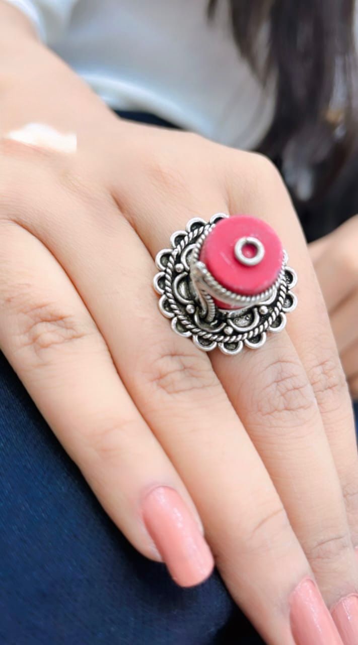 Ruby german adjustable rings