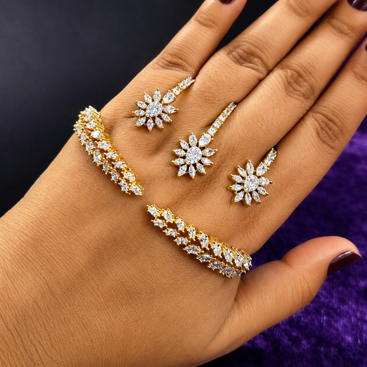 Gold Plated Palm cuffs