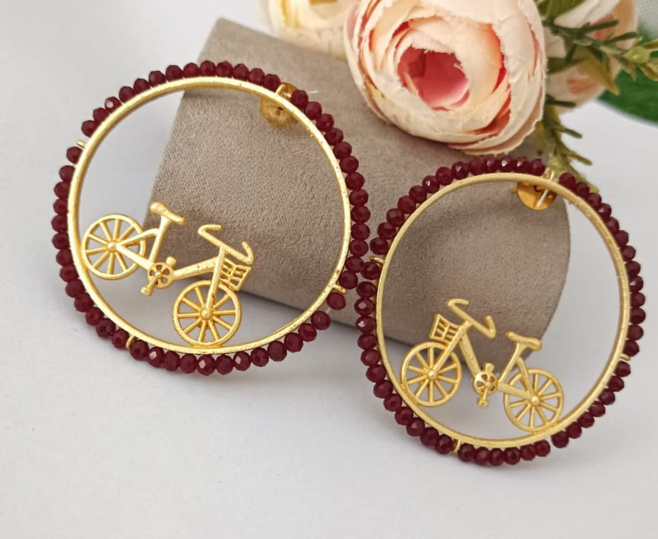 Vanshika Jewels Fashionable cycle earrings for girls